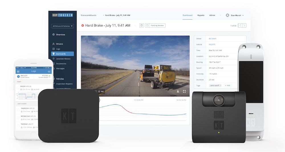 KeepTruckin’s software was built to help truck drivers manage things like ELD compliance, vehicle maintenance and fuel spend management.