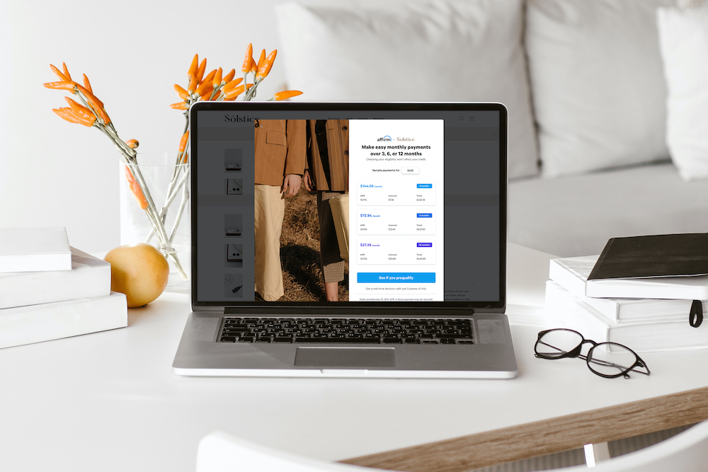 Affirm's "buy now, pay later" platform aims to make online shopping more affordable.