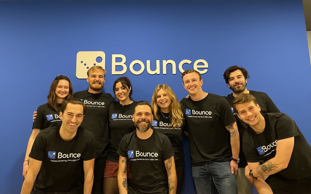 Bounce connects travelers with short-term luggage storage units so that they can leave their baggage behind and enjoy the sights and sounds of a new city. 