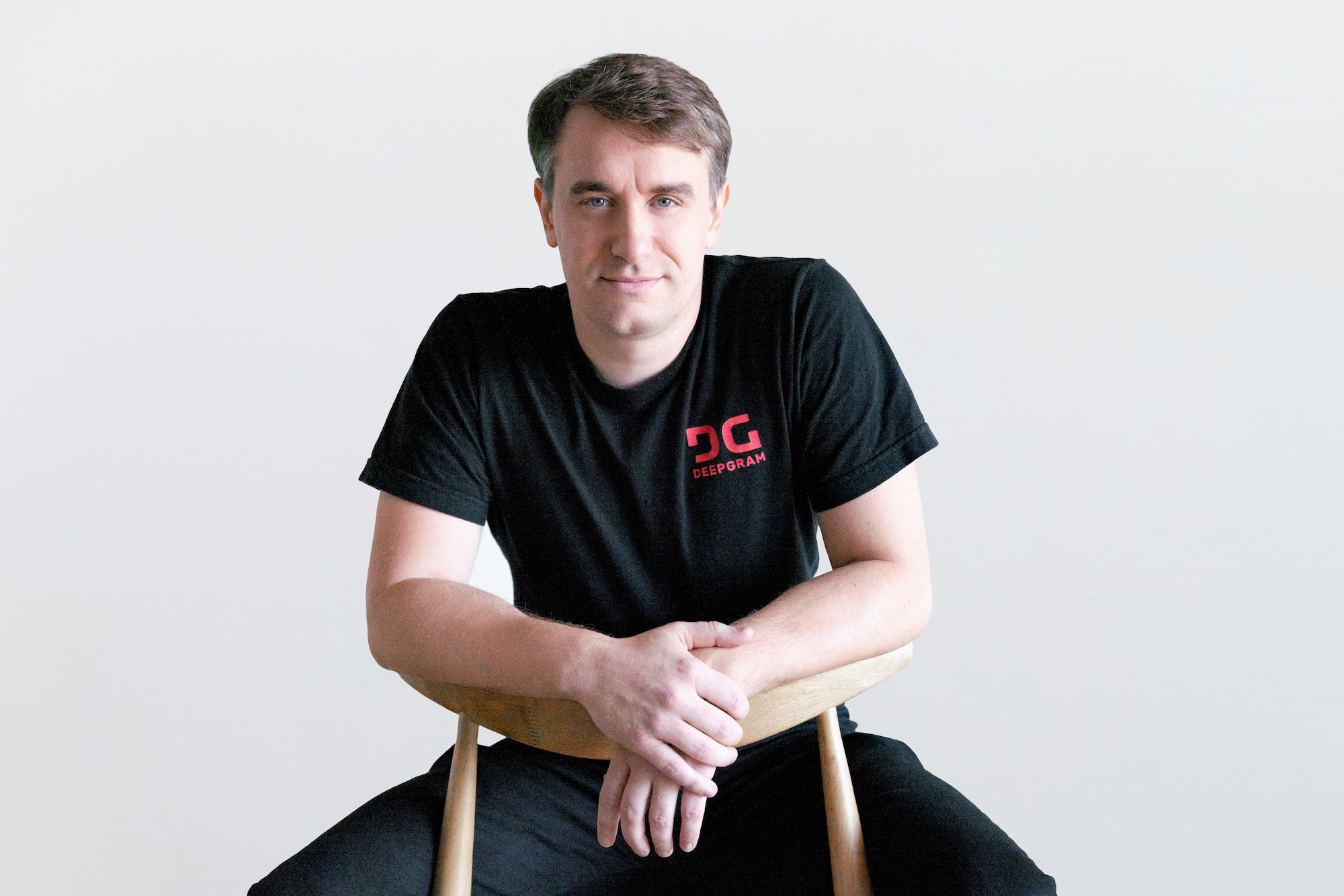 Deepgram's co-founder and CEO CEO Scott Stephenson poses for a photo