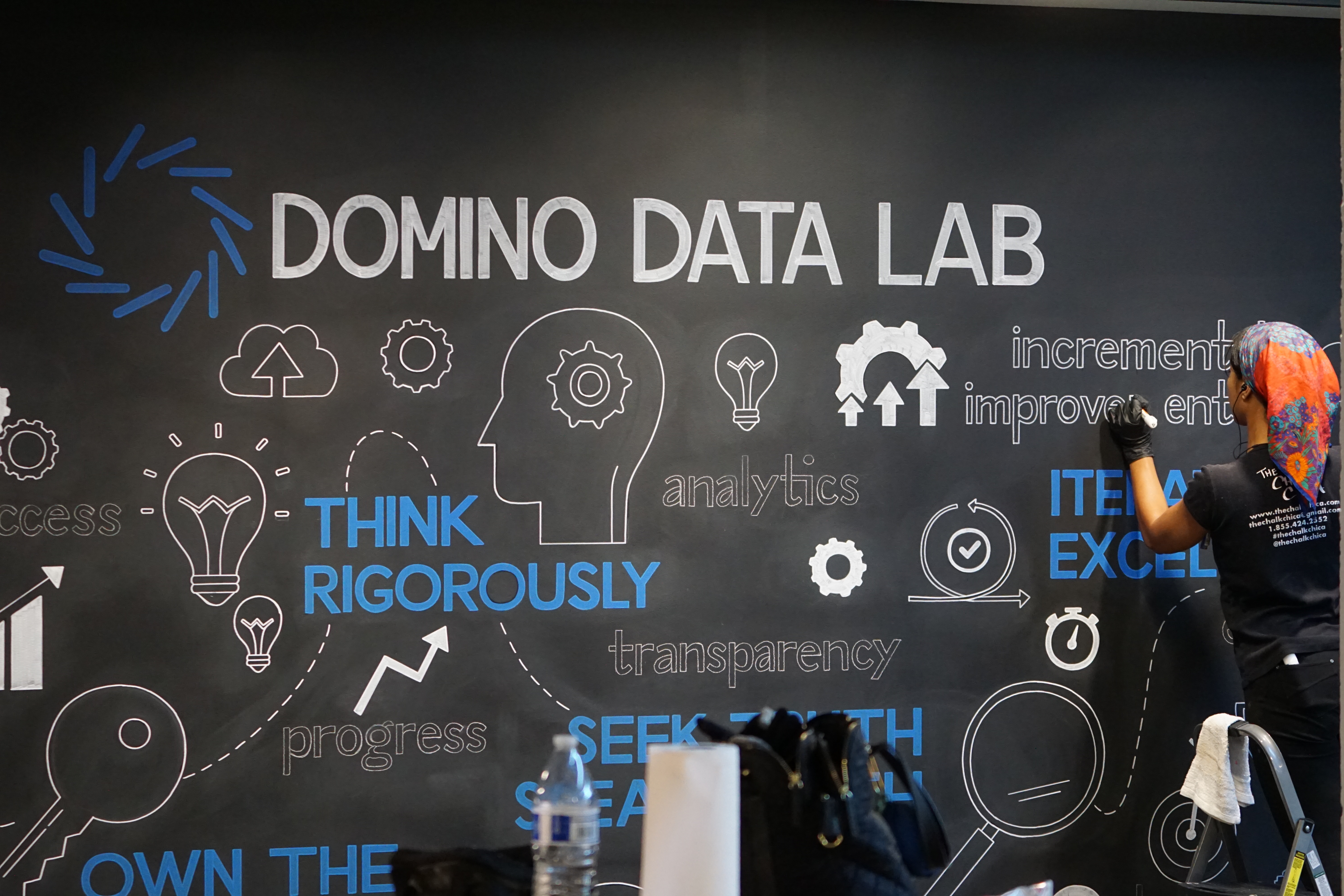 Domino Data Lab Chalkboard