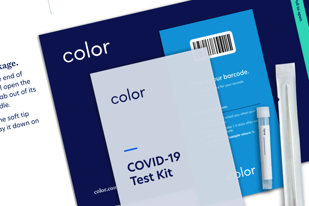 Color's at-home testing kits were approved by the FDA last summer.