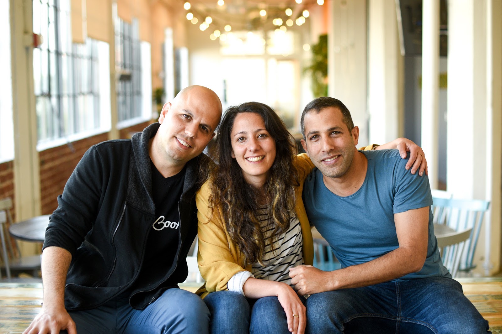 HoneyBook founders, Oz Alon, Naama Alon and Dror Shimoni