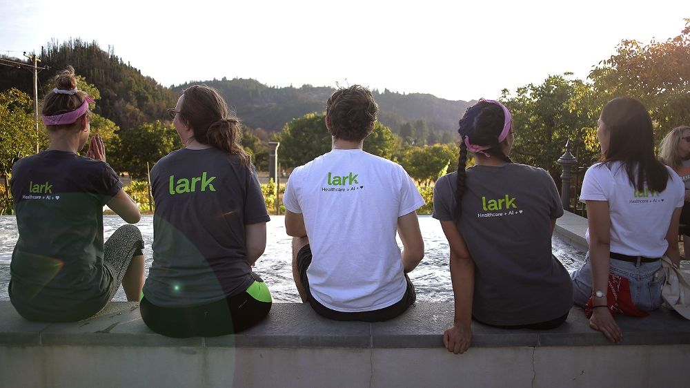 A group of Lark Health employees during a team outing.