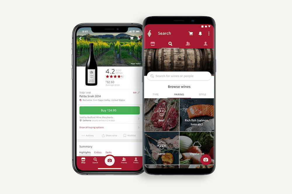 Vivino offers its users personalized wine recommendations.