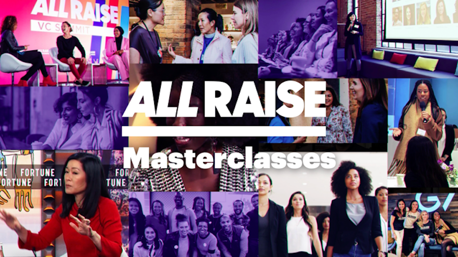 SF-based All Raise launched a masterclass series for women and non-binary founders