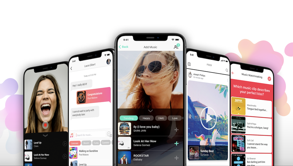 SongClip’s API solution enables companies to integrate popular licensed music as a feature in social apps.