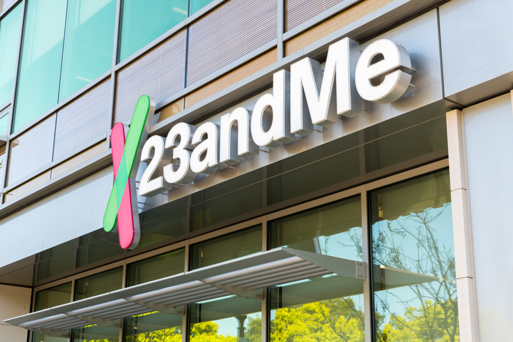 23andMe logo on company building