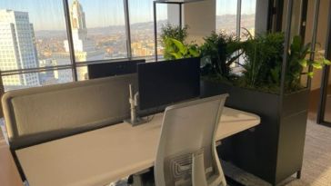 Fivetran office with a view of the city