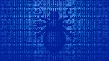 An image depicting a bug in code is pictured.